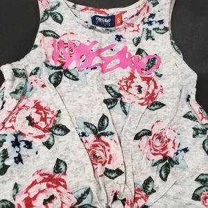 Floral sleeveless shirt for kids. Lightly used.